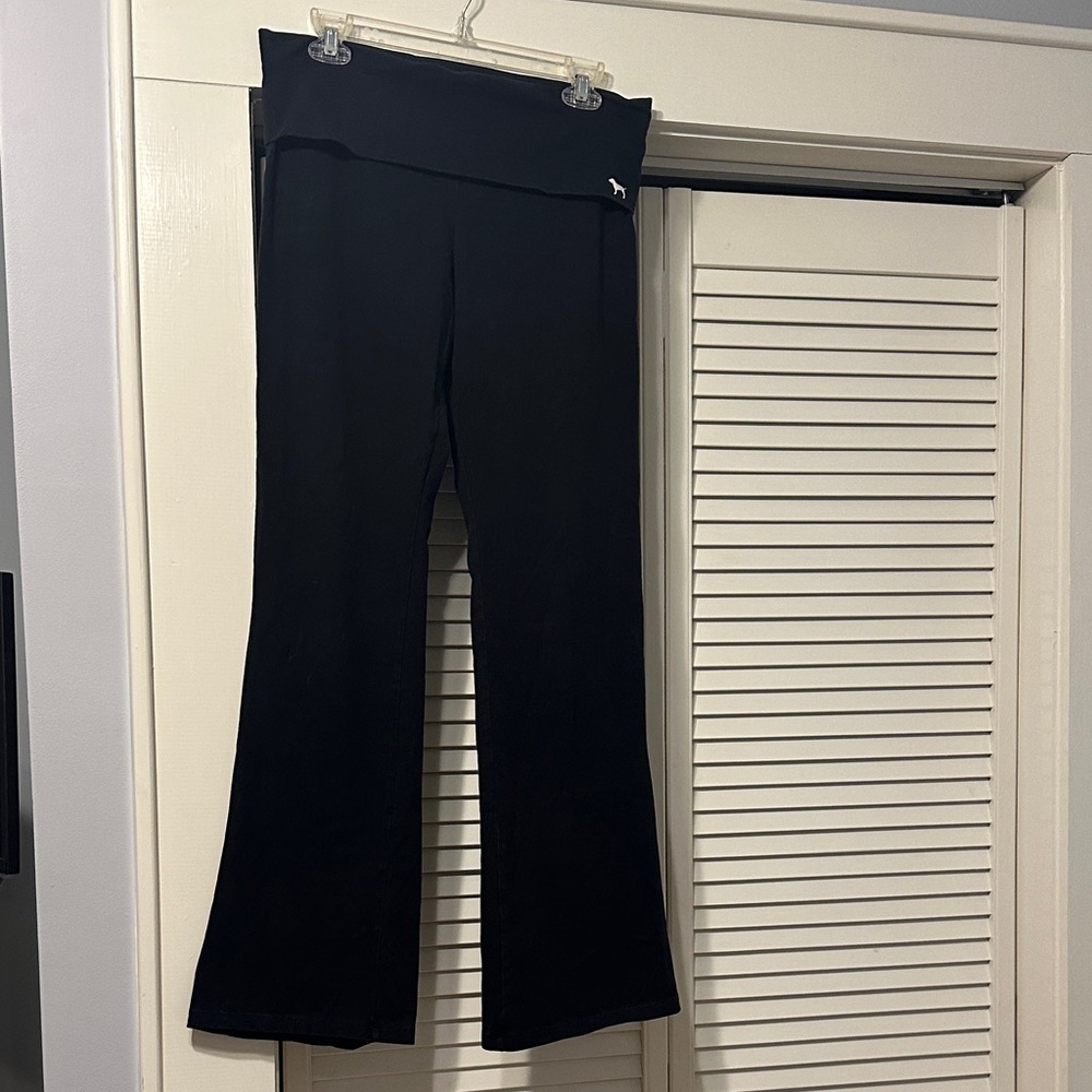 Victoria’s Secret PINK Black Yoga Flared Pants